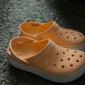 Kids Orange Clogs